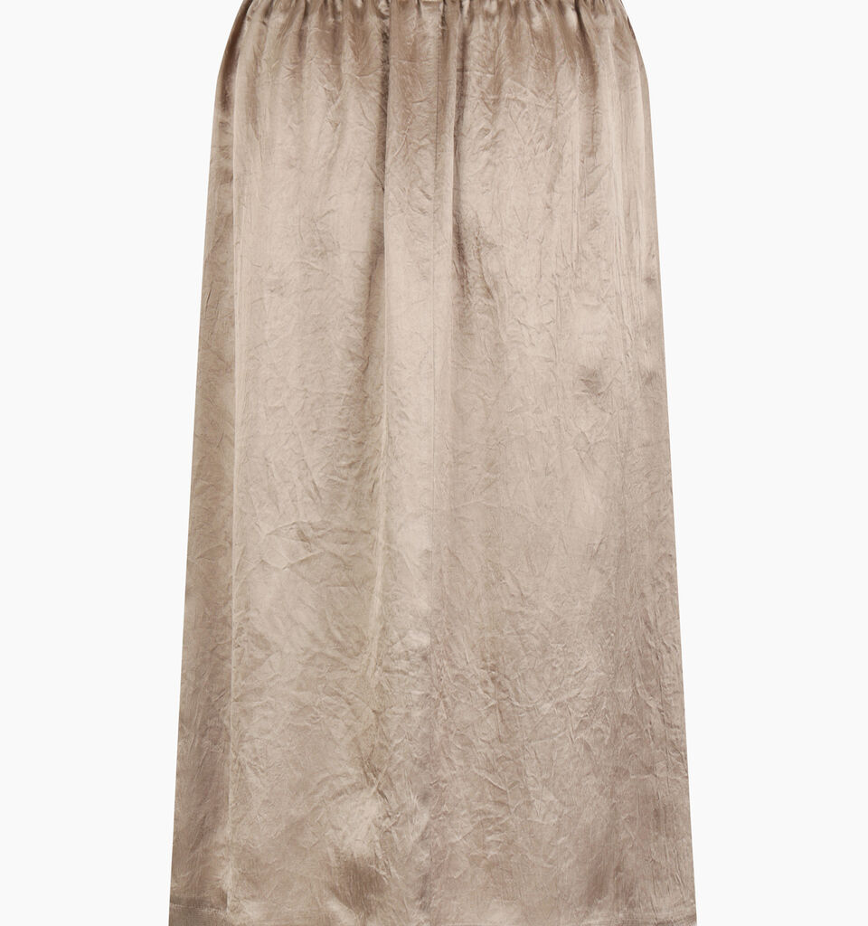 Beige midi skirt - null - Beige | Sisley K image number 2